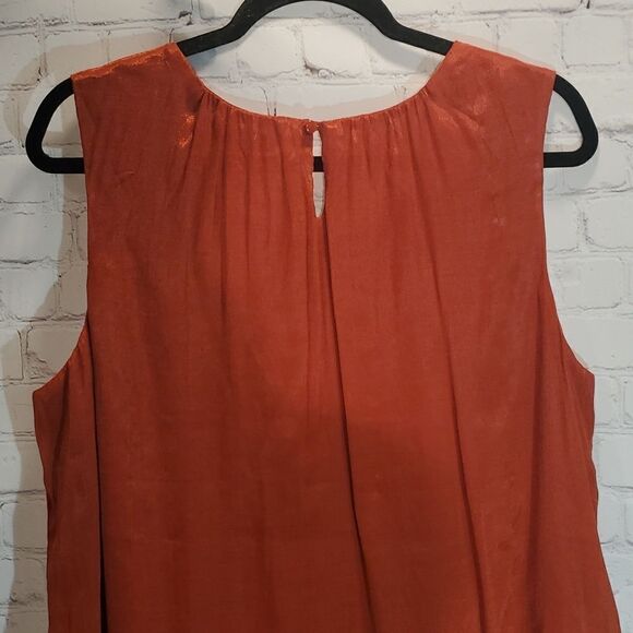 Coldwater Creek orange tank top size XL - Picture 8 of 9